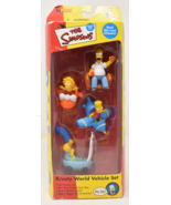 SIMPSONS, Krusty World Vehicle Set Playmates Toys 2000 Action Figure Gif... - £9.59 GBP