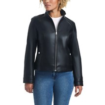 Vince Camuto Ladies&#39; Viral Faux Leather Jacket, Multiple Sizes Black 175... - $49.95