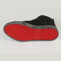 Mens High Top Shoes By FIESSO AURELIO GARCIA ,Spikes Rhine stones 2409 Black image 2
