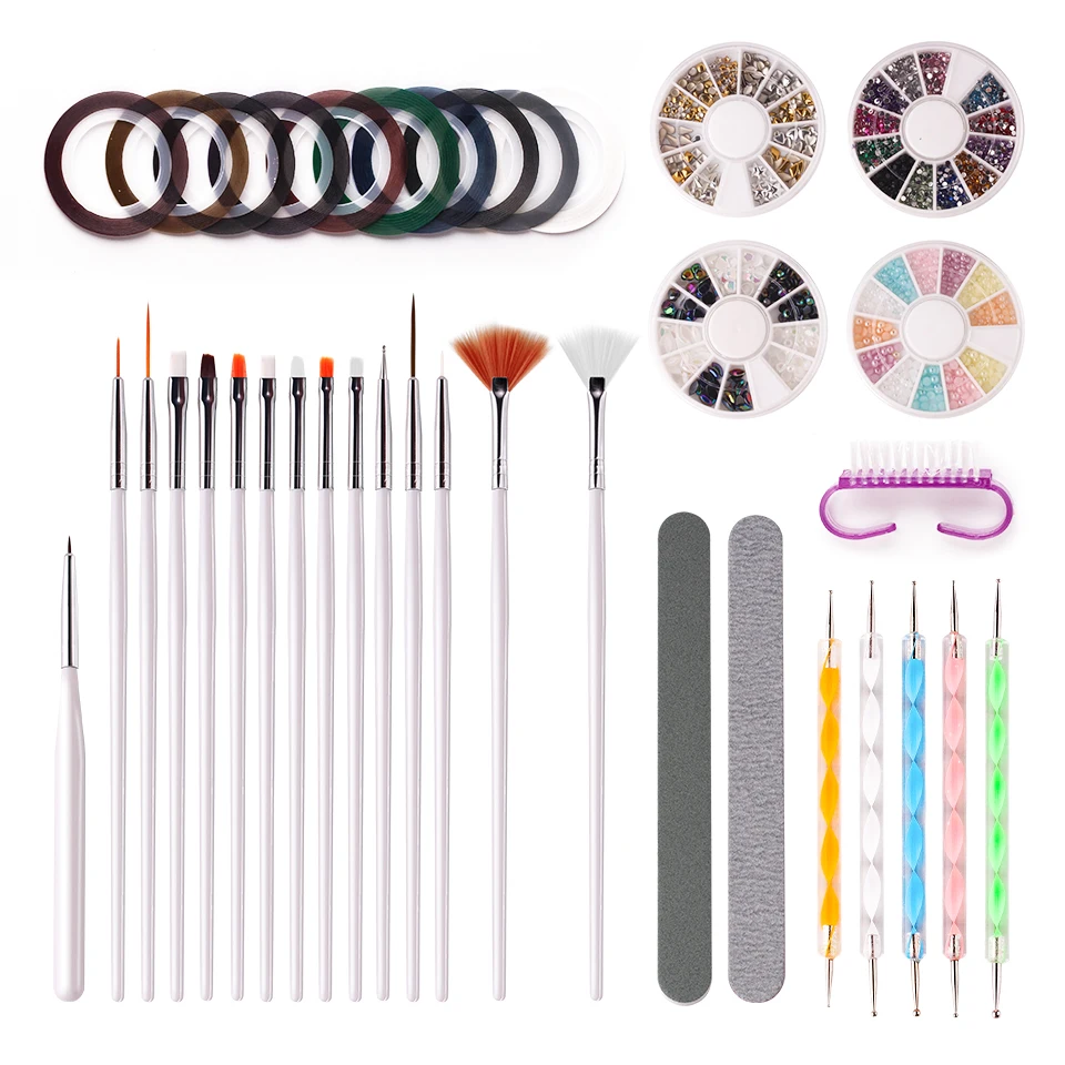 Nail art decoration nail brush for manicure gel brush for nail art 15pcs set nail brush thumb200