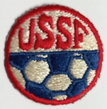 United States Soccer Federation USSF Embroidered Souvenir Ball Patch c1970s NEW - £5.47 GBP