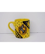 Harry Potter Hufflepuff House Crest Ceramic Coffee Mug/Cup 14oz. Yellow ... - £9.16 GBP