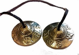 Tibetan Buddhist Tingsha Meditation Feng Shui Cymbals/Chimes - 4cm diame... - £17.46 GBP