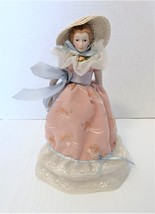 Avon Southern Belle Porcelain 9&quot; Doll Fashion of American Times Collection Vinta - £12.78 GBP