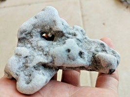Genuine Dark Gray Strange Shape Sea Beach Stone Rock Pendant Israel &amp; 2 ... - $4.46