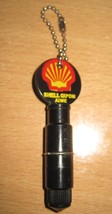 Vintage SHELL French QU&#39;ON AIME &quot;Shell We  Love&quot; Keychain Tire Pressure ... - £23.43 GBP