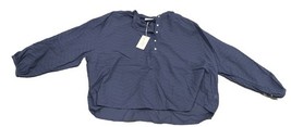 Universal Thread Gray Button Down Blouse Size XS NWT - $7.70