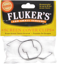 Flukers Screen Cover Clips Prevents Pet Escapes 2 count Flukers Screen C... - $13.87