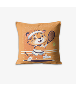 Tycho the Trickster Tiger Pillow by Dancing Littles Jungle - $65.60 CAD+