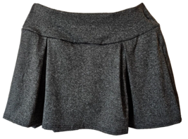 Unbranded Womens Skorts Skirt + Shorts Size L Heather Gray Polyester Spa... - $11.98