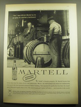 1959 Martell Cognac Ad - Oui, says Michel Martell as he samples - £11.82 GBP