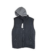 Wantdo Puffer Vest Men Size Medium Warm Sherpa Sleeveless Winter Removea... - $67.32