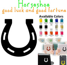 Horseshoe Sticker Vinyl Decal Car Window Bumper Luck Casino Fortune Gamb... - £2.54 GBP+