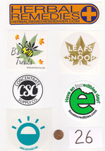 Lot of Marijuana Industry Stickers-Colorado MMJ Dispensary Weed Edibles ... - $24.30