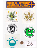 Lot of Marijuana Industry Stickers-Colorado MMJ Dispensary Weed Edibles ... - $24.30