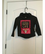 Black Lacquer Boys Black Red Hoodie Sweatshirt Pullover “THE GOOD LIFE” ... - £24.52 GBP