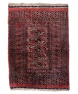 Handmade vintage Afghan Ersari rug 2&#39; x 2.8&#39; (63cm x 86cm) 1960s - 1C825 - €427,79 EUR