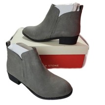 New Sun + Stone Cadee Ankle Booties Gray Size 6 W - £19.47 GBP