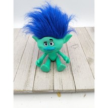 Troll Doll 2015 HASBRO Green with Blue Hair 6&quot; No Clothes Or Shoes - £11.75 GBP