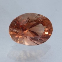 Oregon Sunstone Red Orange Copper Shiller Precision Oval Untreated 2.27 carat - £152.37 GBP