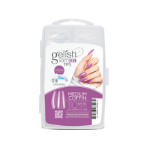 Gelish Soft Gel Tips - Medium Coffin image 2