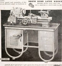 1948 South Bend Precision Lathe Advertisement Carpentry Woodworking Vint... - $19.99