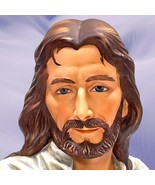 Vintage Jesus Statue Bust Homco Masterpiece Porcelain Figurine 1983 Religious - $14.99