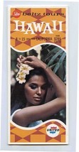 United Airlines Hawaii Brochure Beltz Tours Fares Schedules 1967 - £13.93 GBP