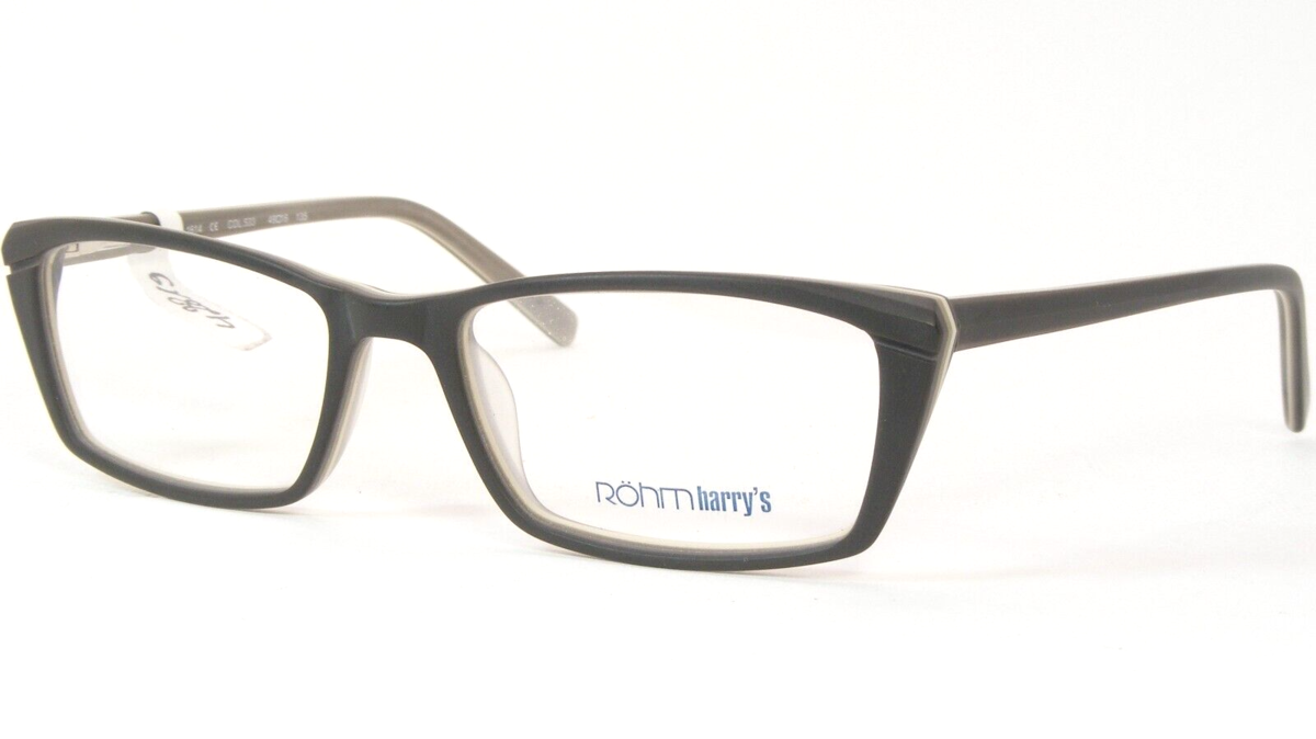 Röhm Harry&#39;s 1614 533 Gris Mat RARE LUNETTES MONTURE ROHM 49-16-135mm - $75.87