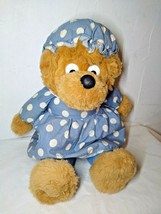 Berenstain Bears &quot;Mama &quot; Bear VTG 16&quot; Plush Blue - Minor damage, needs sewing - £9.85 GBP