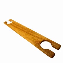 12 Inch Long x 1.5 Inch Wide Beveled Edge Red Oak Wood Stick Shuttle - $8.98