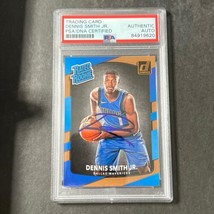 2017-18 Panini Donruss #192 Dennis Smith Jr. Signed Card AUTO PSA Slabbed Maveri - £55.50 GBP