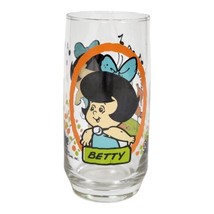 Flintstone Kids 1986 Betty Drinking Glass Pizza Hut Flintstones Hanna-Ba... - $8.59