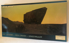 Star Wars Widevision Trading Card 1994  #13 Tatooine Rock Canyon Sand Crawler - £1.94 GBP
