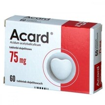 ACARD Acetylsalicylic Acid Enteric Coated 75 MG 60 TABLETS - $19.95