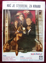 1968 Original Movie Poster La notte è fatta per rubare Night Made for Stealing - £17.60 GBP