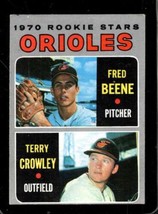 1970 TOPPS #121 FRED BEENE/TERRY CROWLEY VG+ (RC) ORIOLES *X70265 - $0.97