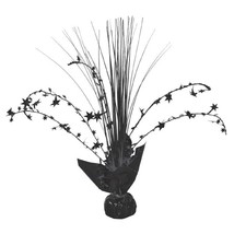 Foil Spray Centerpiece - Jet Black-Party Decor - 12 PC - £30.51 GBP