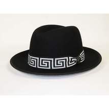 Bruno Capelo Hat Australian Wool Fedora Princeton Elite PRE500 Black White image 3