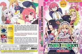 Anime Dvd~English DUBBED~Kobayashi-san Chi No Maid Dragon Staffel 1+2(Ende 1-25) - £14.48 GBP