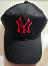 American Needle Baseball Ball Cap Hat New York Yankees Snapback Black Re... - $44.99