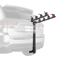 4-Bike Hitch Mounted Bike Rack Bicycle Carrier Car Truck 2&quot; Receiver Travel New - £90.05 GBP