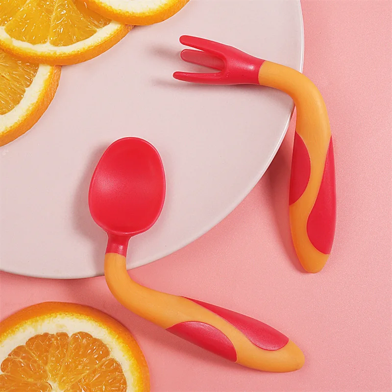 Baby food supplement spoon Eating gaets cuchara bebe silicona kid spoon ... - $12.72