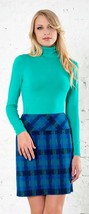 BLOUSE CAREER TURTLENECK SOLID STRETCH LONG SLEEVE MADE IN EUROPE S M L ... - £38.49 GBP