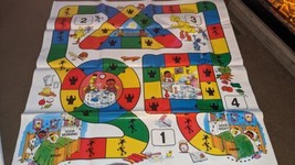 VTG 1987 Sesame Street Preschool Floor Games for Growing FEELING FIT. Complete. - £38.69 GBP