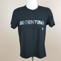 Adidas Mens T-Shirt Argentina Size S Black i2 - £6.65 GBP