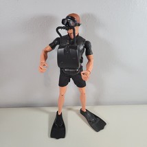 GI Joe Action Figure Pawtucket RI 1996 Hasbro 12&quot; 02862 With Snorkeling Outfit - £15.65 GBP