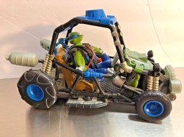 Tmnt Vehicle with Leonardo figure Dunebuggy Playmates SLUDGE RUNNER - £44.30 GBP