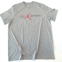 Nike Men Air Jordan Jumpman Logo Tee Shirt - CZ1767 - Gray 091 - Large -... - £19.74 GBP