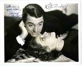 KATHARINE HEPBURN CARY GRANT SIGNED PHOTO 8X10 RP AUTOGRAPHED PICTURE - £15.95 GBP